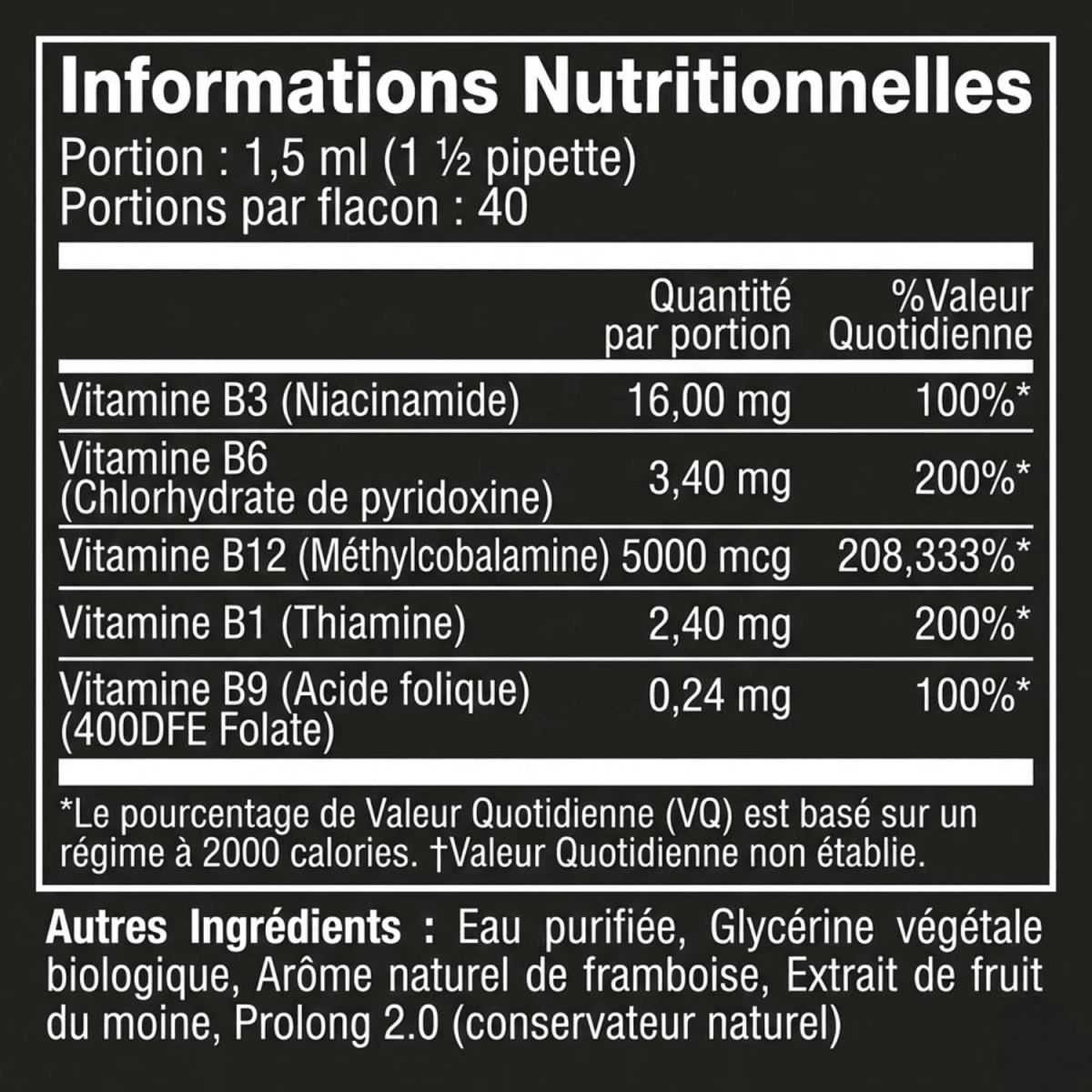 NEROLIA — Gouttes Liquides Vitamines B12 B6 B1 — Formule 5 - en - 1 avec Niacine & Folate. - NEROLIAMa boutiqueNEROLIANEROLIA — Gouttes Liquides Vitamines B12 B6 B1 — Formule 5 - en - 1 avec Niacine & Folate.NEROLIA — Gouttes Liquides Vitamines B12 B6 B1 — Formule 5 - en - 1 avec Niacine & Folate.7opti